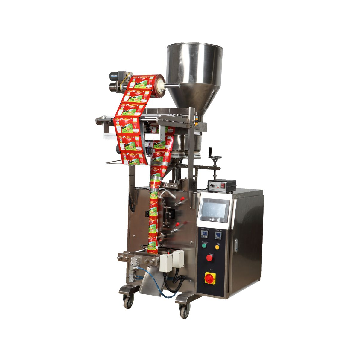 granules-packing-machine-with-cup-filler