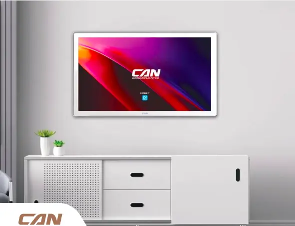 LED Display - CANNX Pro Vertical LED Digital Signage Displays (32” | 43” | 50” | 55”) – With Inbuilt Editor, Tough Glass, and RJ45 LAN