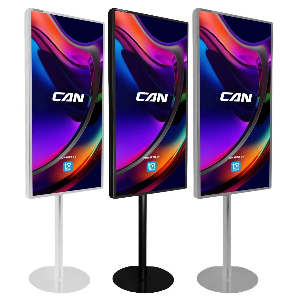 LED Display - CANLit 3201 & Pro 4301 – 32” & 43” LED Digital Signage Displays with Toughened Glass & Built-in Media Editor