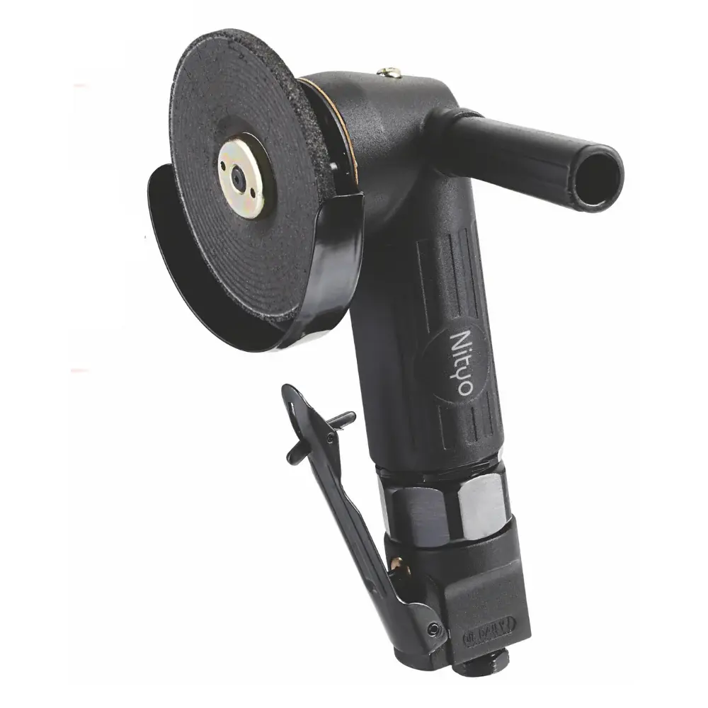 Nityo NI 4422H 4-Inch Pneumatic Angle Grinder – 10,000 RPM | Front Exhaust | Heavy-Duty Industrial Use