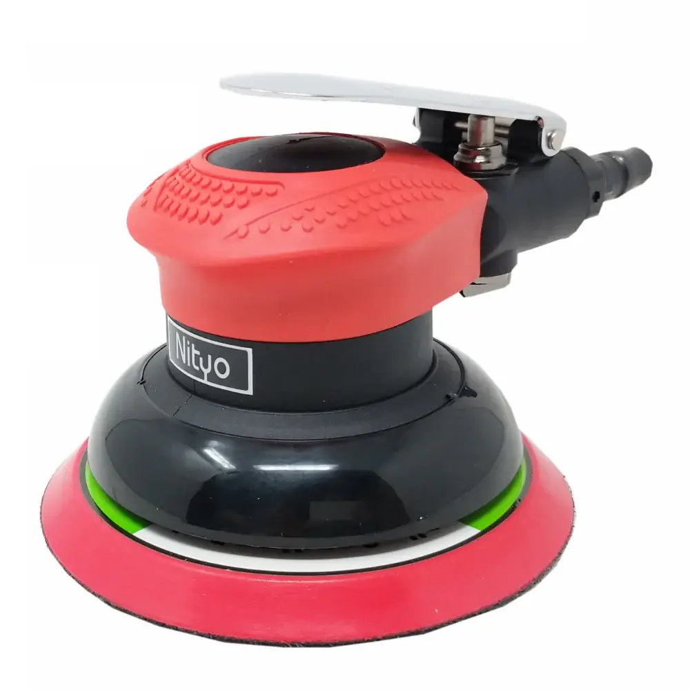 Nityo NI 5516-5 Air Orbital Sander – 5"/6" Pad, 11,000 RPM, Rear Exhaust, Adjustable Speed