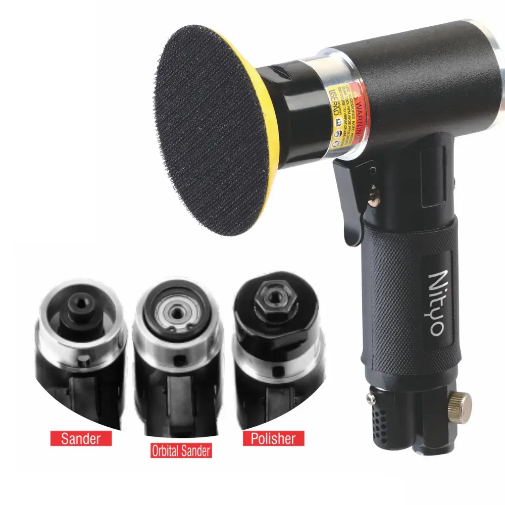 Nityo NI 5521 Series Mini Polisher – 2"/3" Pads | Adjustable Speed | Lightweight Design