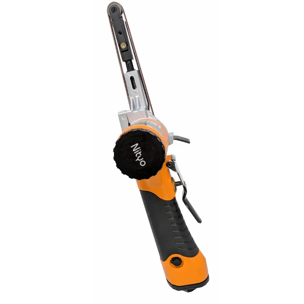 Nityo NI 5522 H Belt Sander – 10x330 mm Belt | 16,000 RPM | Adjustable Speed | Rear Exhaust