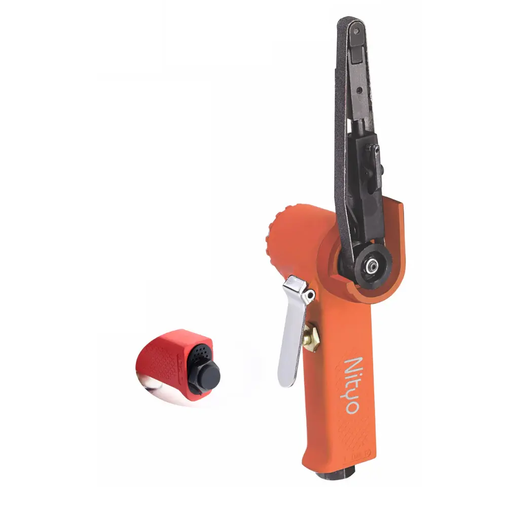 Nityo NI 5530 H Belt Sander – 20x520 mm Belt | 17,000 RPM | Adjustable Speed | Rear Exhaust