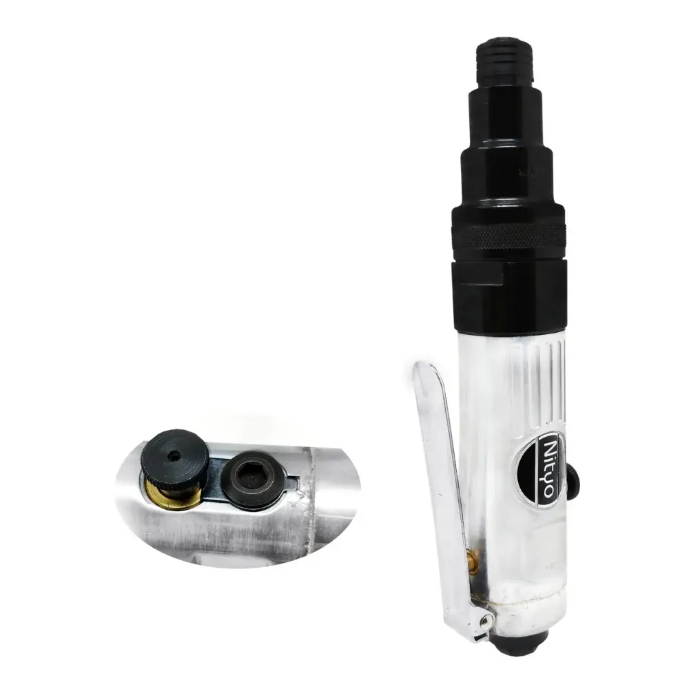 Nityo NI 6615 1/4" Air Screwdriver | 1800 RPM | 16 Nm Torque | Heavy-Duty Pneumatic Tool