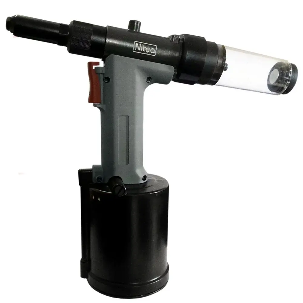 Nityo NI 8822 V Heavy-Duty Air Riveter | 15490N Traction | 6.4mm Capacity | Industrial Pneumatic Tool